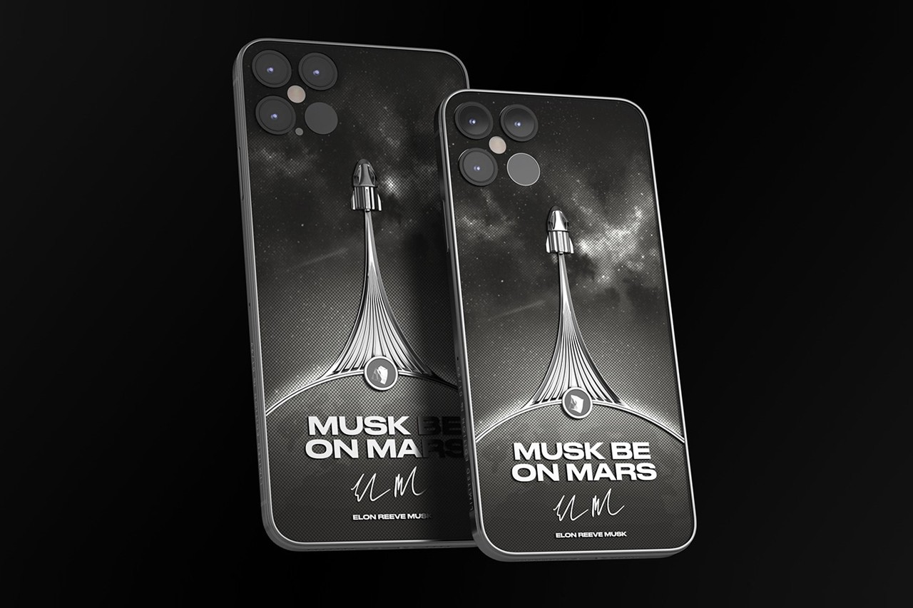 Фото: Caviar представили лимитированную коллекцию iPhone 12 Pro Musk be on Mars