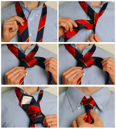 Разнообразие узлов для галстука