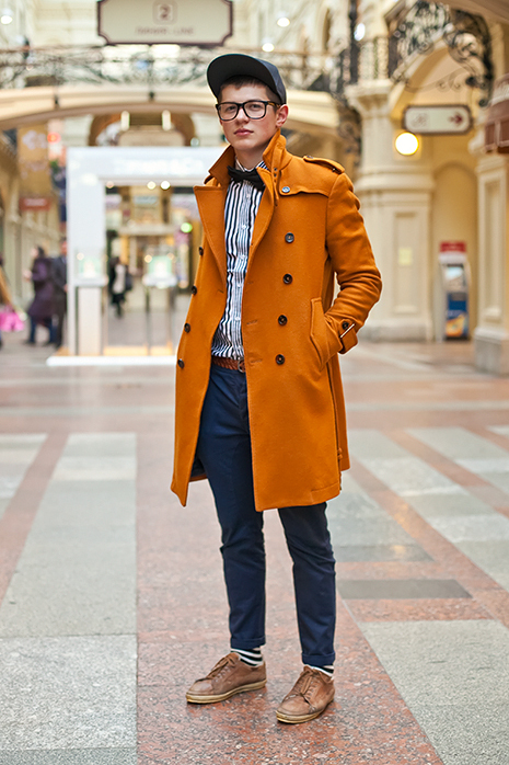 Пальто горчичного цвета мужское с чем носить